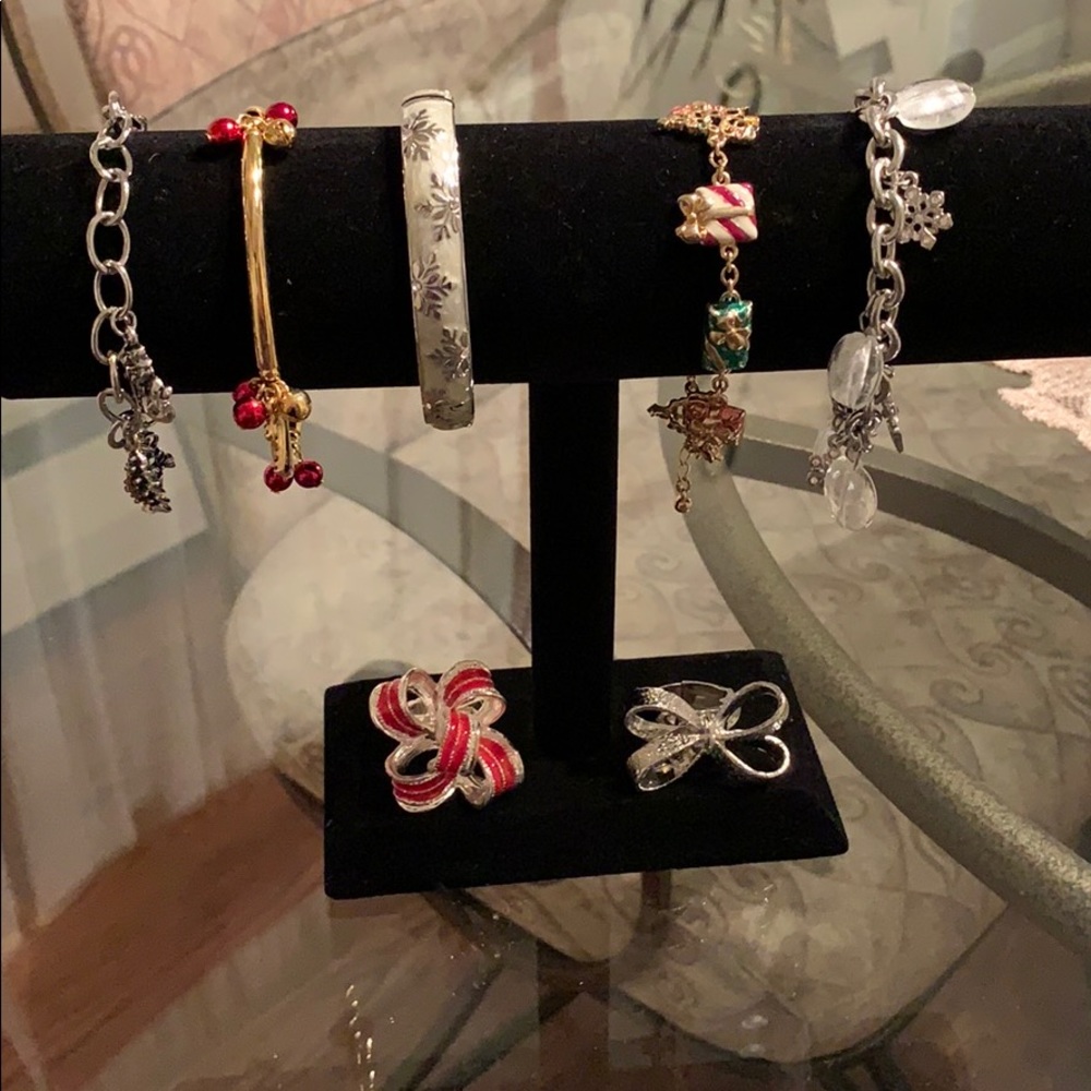Festive Christmas costume jewelry